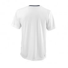 Wilson Tennis Tshirt Team II Crew navyblau/weiss Herren